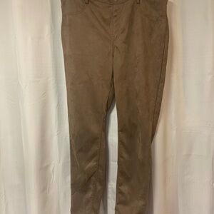 Time and Tru Chocolate Suede Pants